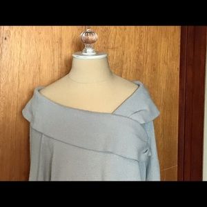 Off the shoulder cashmere sweater